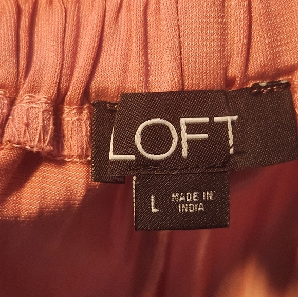 LOFT Pleated Pink Women's Shorts - Picture 3 of 3